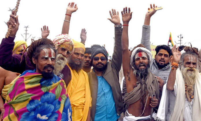 The growing number of devotees at the Kumbh Mela