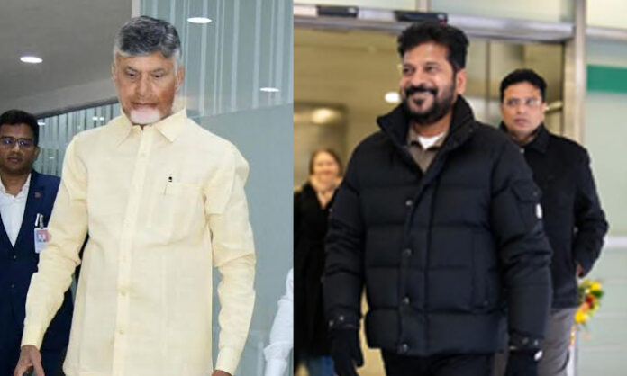 revnath reddy, Chandrababu Naidu arrives in Davos