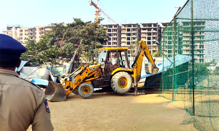 worth crores of rupees Temple lands are seized