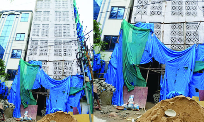 GHMC officials negligence over illegal building constructions in Banjara Hills