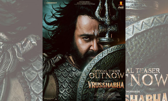 Mohanlal Vrusshabha teaser released