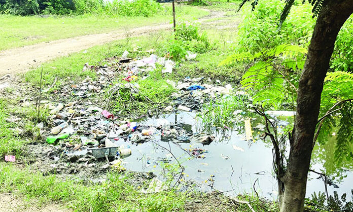garbage collection tractor stopped Bandapothugal village without diesel