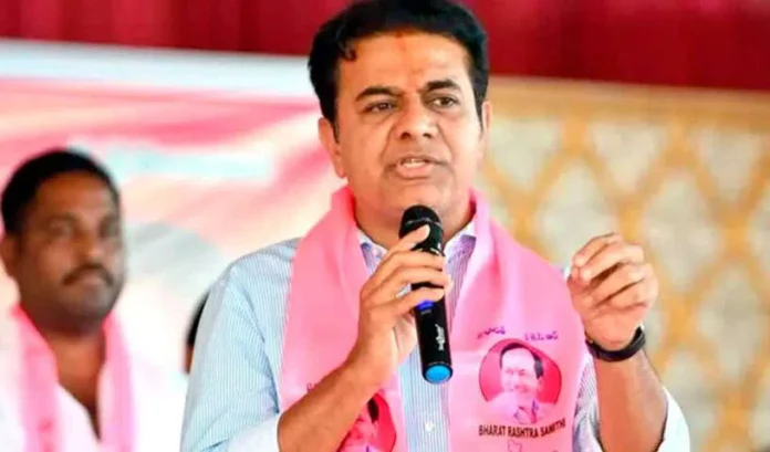 KTR criticizes congress and BJP government