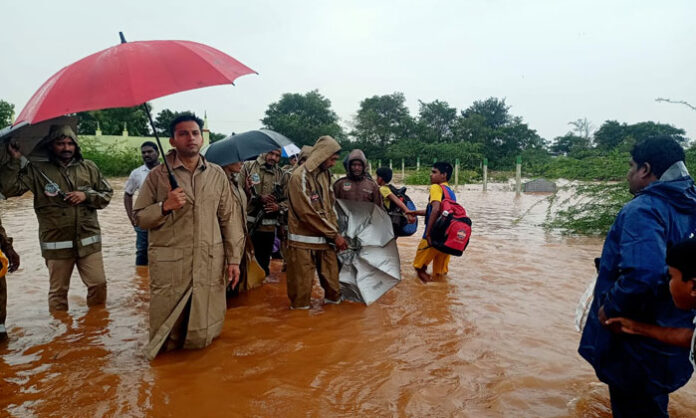 Nalgonda SP warns residents heavy rains Cyclone Montha