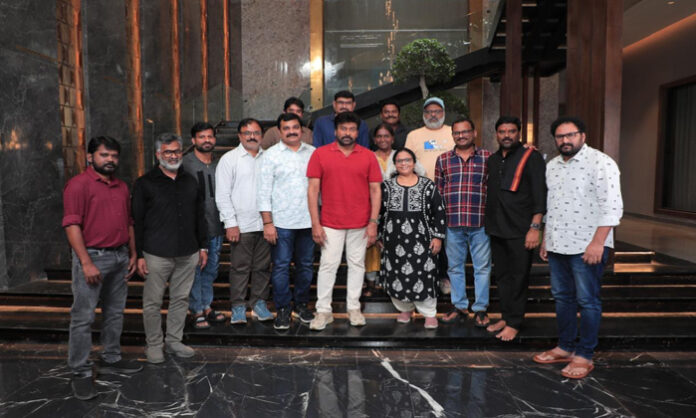 Courtesy meeting with Chiranjeevi Courtesy meeting with Chiranjeevi