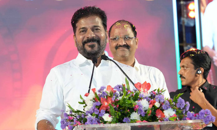 cm Revanth Reddy supports film workers