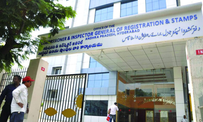 revenue department illegal registration in Shamshabad
