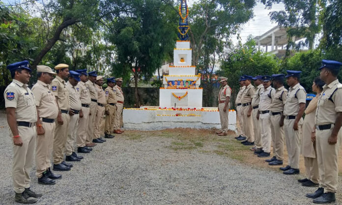 papannapet Papannapet police Tributes sacrifices martyrs