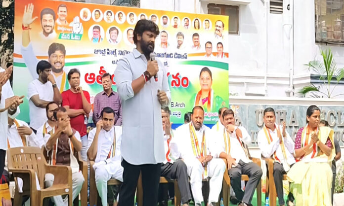 Campaigning in Jubilee Hills Campaigning in Jubilee Hills