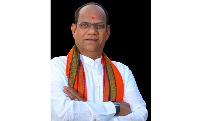 Portrait of Dr. Paidi Yella Reddy, BJP leader and social reformer known for RSS service and Zaheerabad development vision.