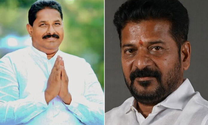 Chief Minister Revanth Reddy and MLA Donthi Madhav Reddy seen together as political differences are resolved ahead of Narsampet development works