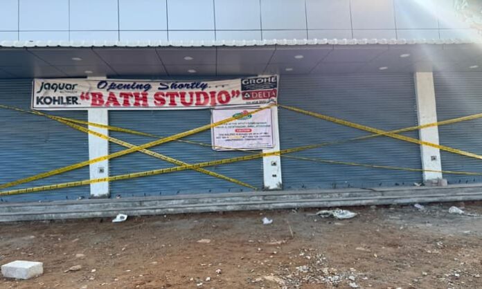 sealed illegal construction