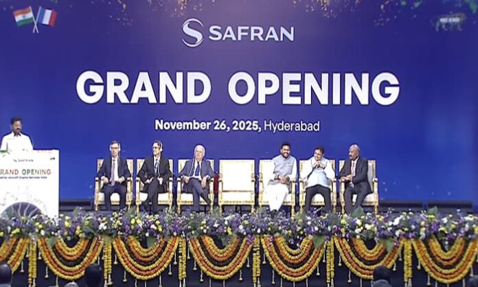 telangana cm at 'Saffron' inauguration