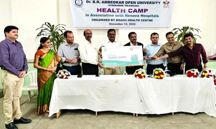 Free health camp at Open University