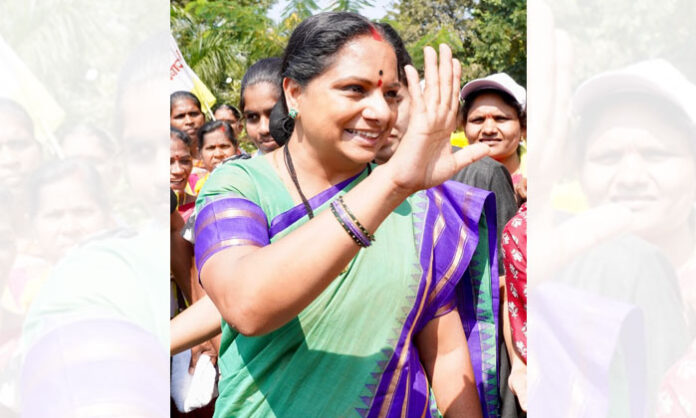 kalvakuntla-kavitha-congress-negligence-revanth-reddy-megha-projects