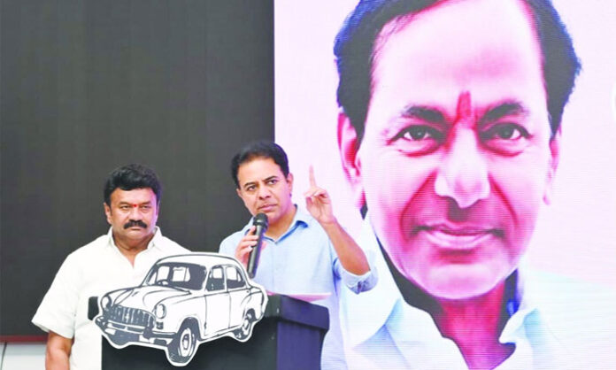 ktr-challenges-revanth-reddy-jubilee-hills-by-election-congress-defeat