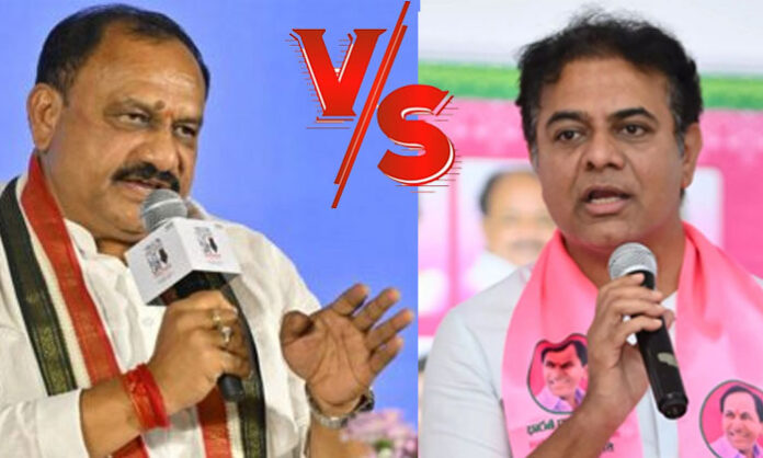 KTR and Mahesh Kumar Goud trade over Telangana’s political situation citing Aha Naa Pellanta movie