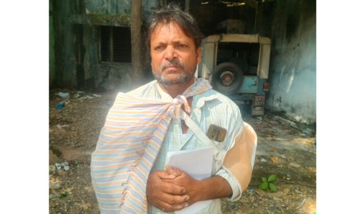 narsampet-border-farmers-harass-disabled-tribal-bhukya-balu-land-dispute