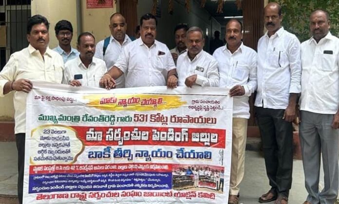 Former Sarpanchs at State Human Rights Commission