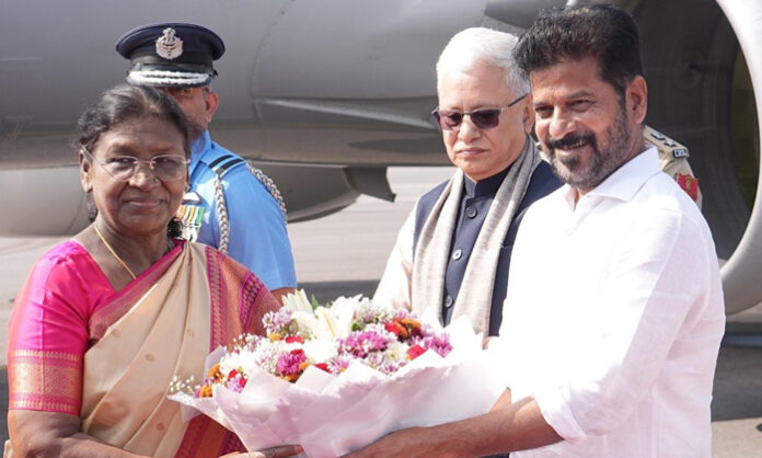 A warm welcome to the President