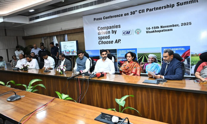 Press conference on CII Summit