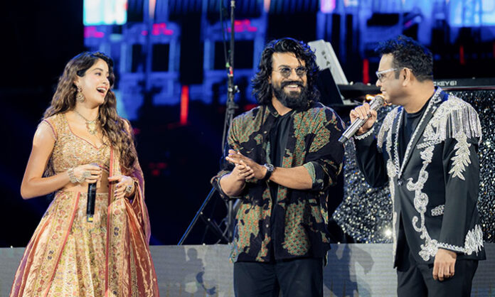 ram-charan-peddi-team-buzz-ar-rahman-concert-chikiri-song-trending