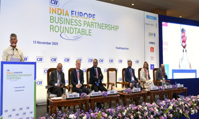 CM Chandrababu Naidu participated in the round table meeting