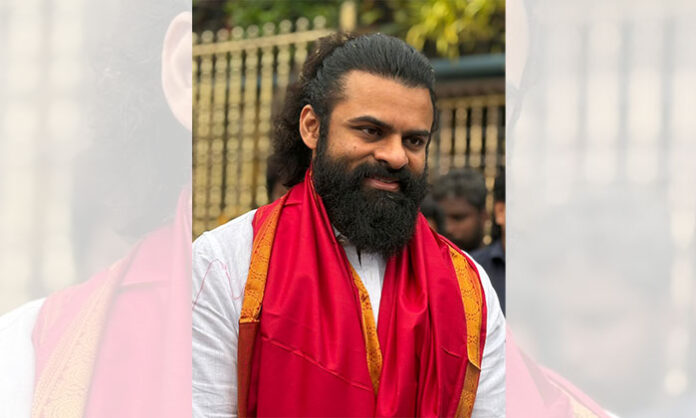 sai-durgatej-tirumala-visit-marriage-announcement