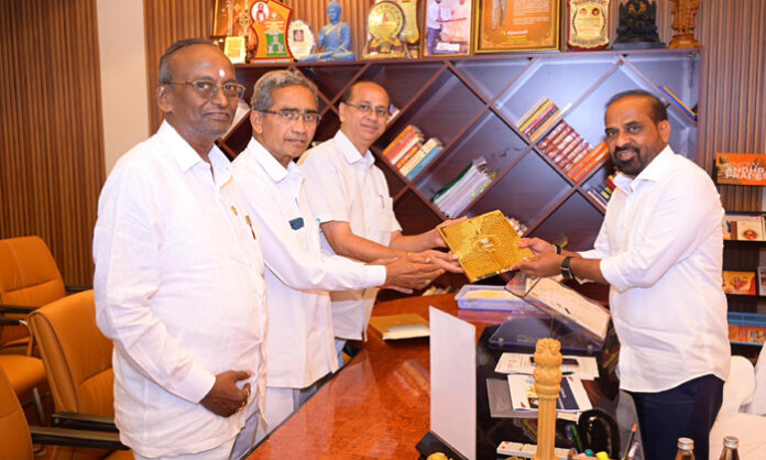 Invitation to Minister Satyakumar