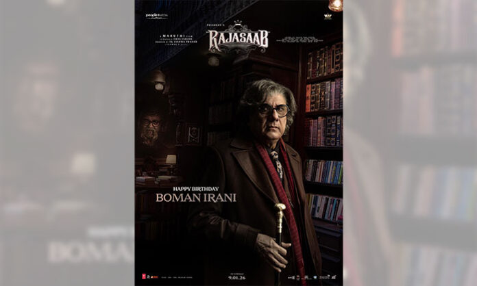 Birthday poster of Boman Irani from Prabhas’ upcoming horror-comedy movie Raja Saab released by the film team