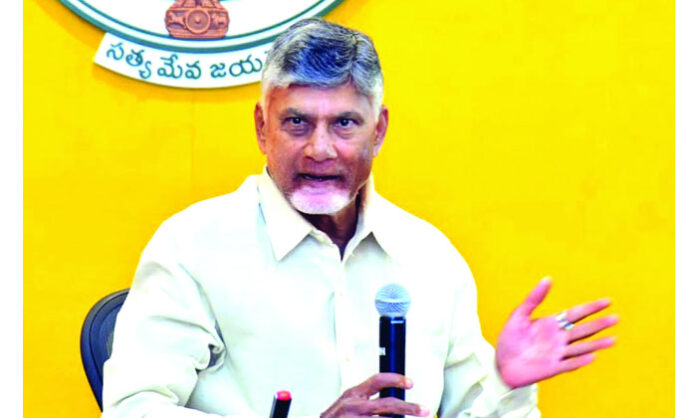 Chief Minister Chandrababu Naidu presenting the Andhra Pradesh financial report highlighting damage during the previous YSRCP regime.