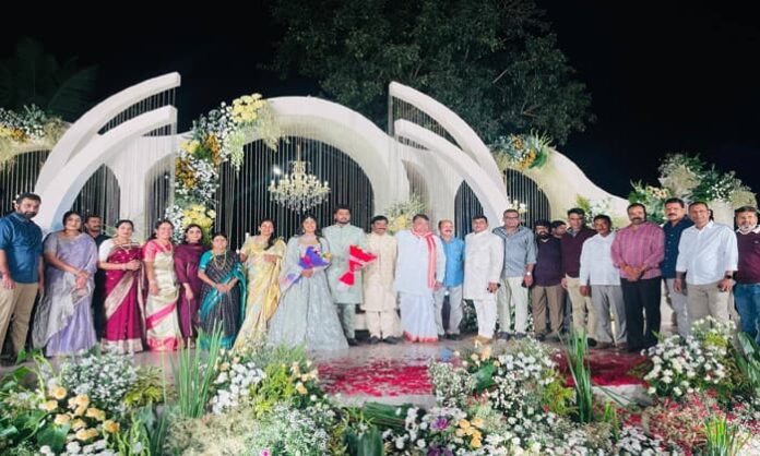 Pocharam Srinivasa Reddy presence at a Engagement
