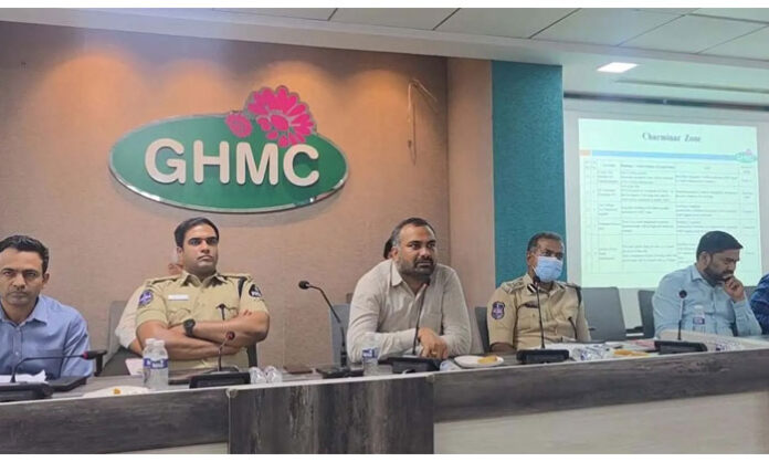 GHMC council meeting discussing ward delimitation issues, boundary clarity, and population imbalance