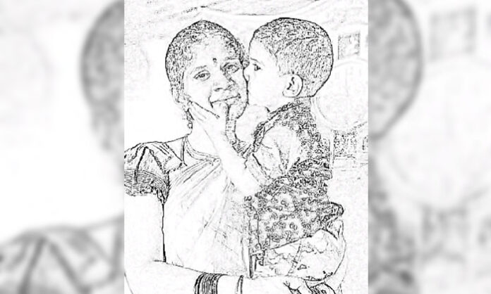 Illustration representing Radha and Madhu’s silent and pure love based on respect and inspiration