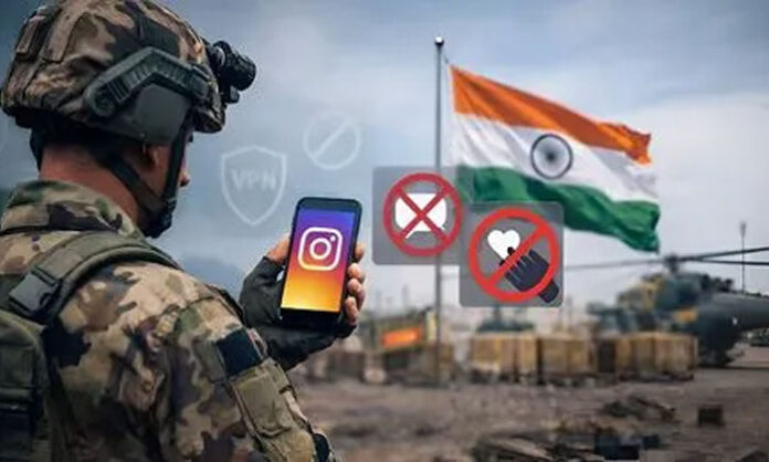 Indian Army issues strict social media restrictions banning posting liking and commenting for personnel