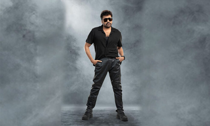 Exclusive stills of Megastar Chiranjeevi from Mana Shankaravaraprasad Garu creating buzz on social media