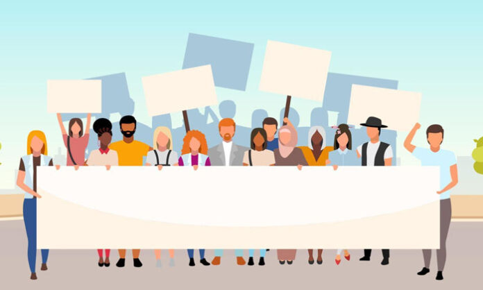 A powerful message comparing historic social and revolutionary struggles in India, stating that suicides are not a form of protest and emphasizing the fight for equality and socialist Telangana.