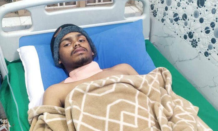 Motorcyclist injured after kite string cuts neck in Keesara Telangana