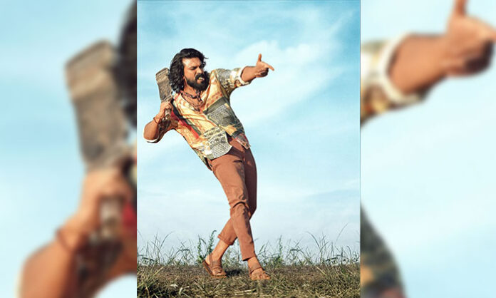 Image showing Ram Charan in a rustic action look from the film Peddi as the team prepares for a new shooting schedule in Hyderabad.