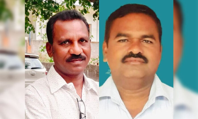 SC and ST Employees Welfare Association members during district executive committee election at Warangal DRDA office