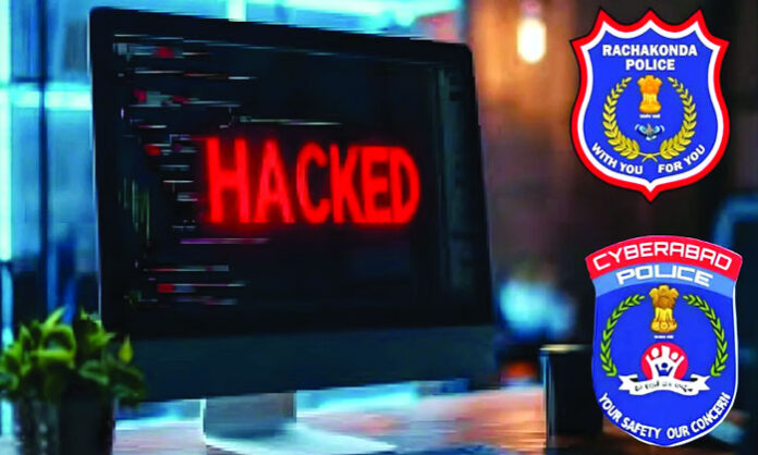 Malware attack causing Rachakonda and Cyberabad Police Commissionerate websites to crash, redirecting users to gaming pages.
