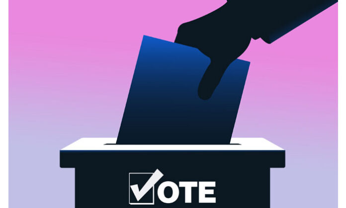 A message urging villagers to vote thoughtfully and resist vote-buying, invitations of money and biryani, and sentimental blackmail emphasizing clarity in voting to uplift villages for five years.