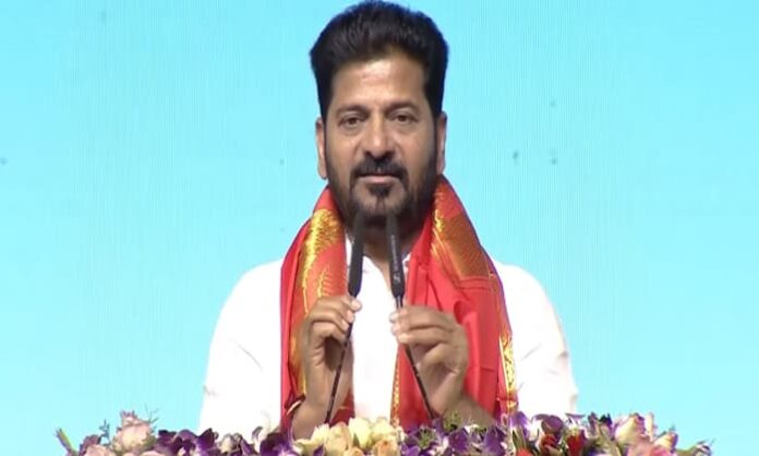 cm revanth reddy foundation stone for development works in adilabad
