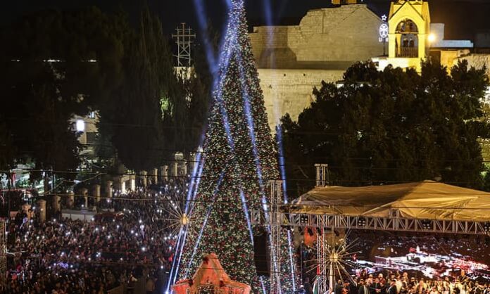 christmas celebrations started at Bethlehem