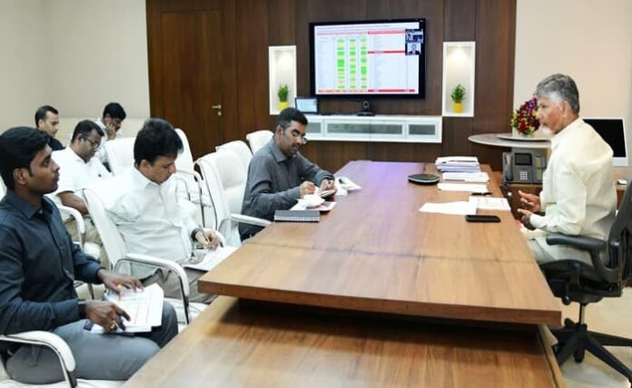 ap cm review meeting on health department