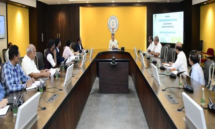 ap cm review on power department