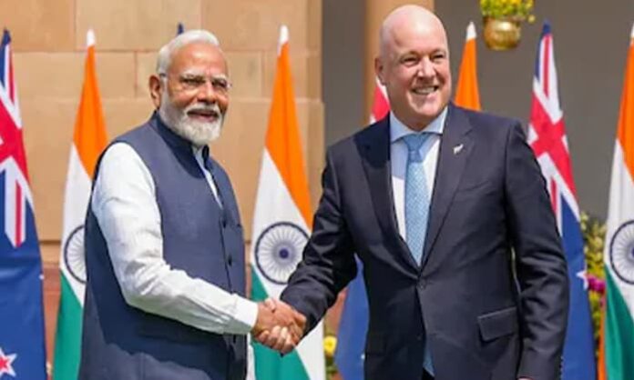modi, Christopher Luxon phone talks