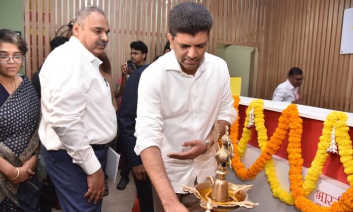 Dr.Pemmasani Chandrasekhar launched gen z post office