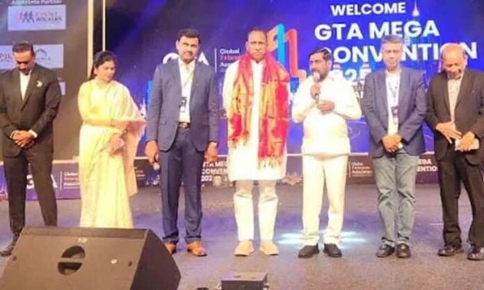 mallareddy, jagadish reddy at gta summit in hyd