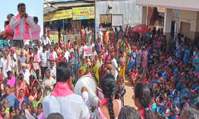 former minister niranjan reddy in ghanapuram